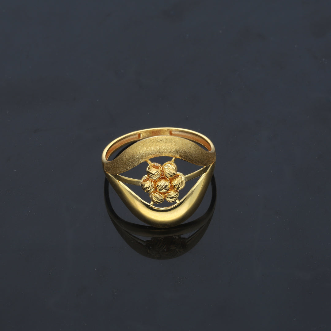 Gold Turkish Design Ring 21KT - FKJRN21KM11963