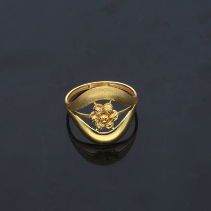 Gold Turkish Design Ring 21KT - FKJRN21KM11963