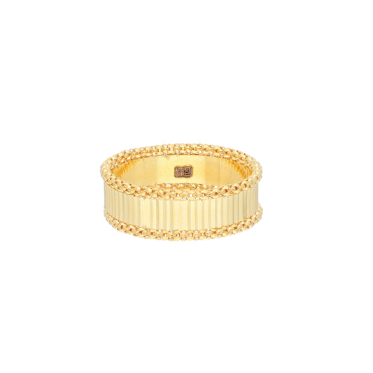 Gold Mirror Band 21KT - FKJRN21KM11966