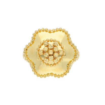 Gold Aurora Bloom Ring 21KT - FKJRN21KM11973