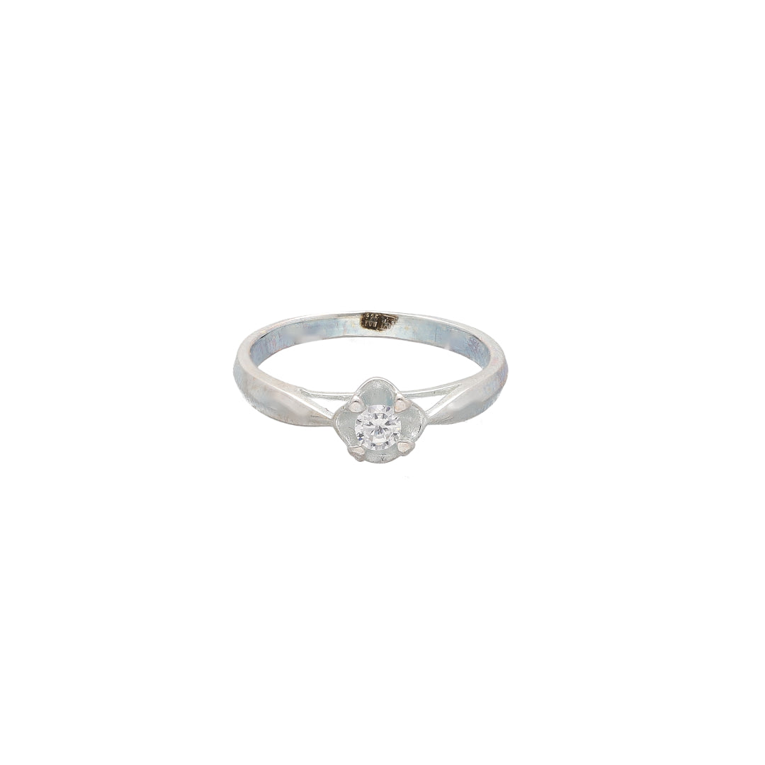 Sterling Silver 925 Diamond Daisy Ring - FKJRNSL10793