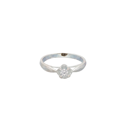Sterling Silver 925 Diamond Daisy Ring - FKJRNSL10793