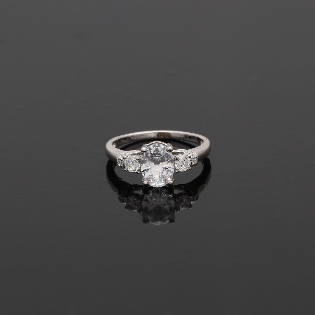 Sterling Silver 925 Elegant Promise Ring - FKJRNSL10795