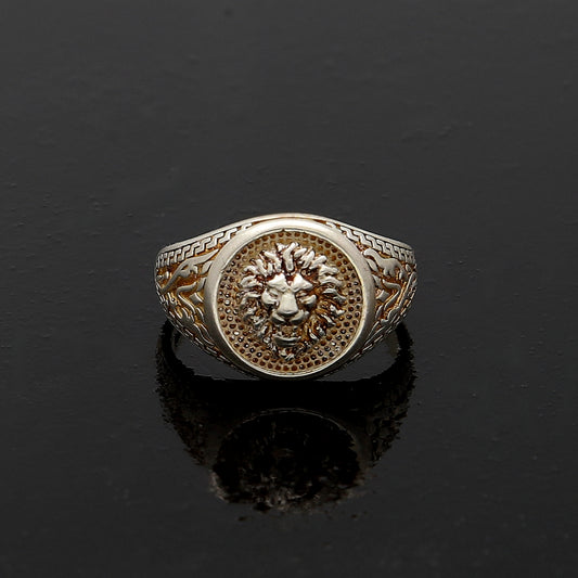 Sterling Silver 925 Lion Ring - FKJRNSL10946