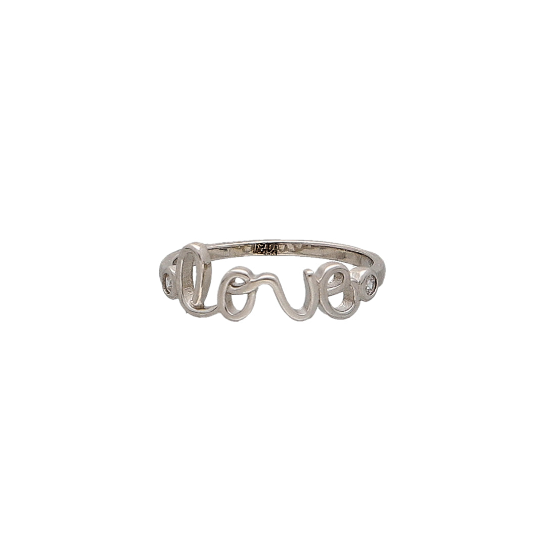 Sterling Silver 925 Love Ring - FKJRNSL10967