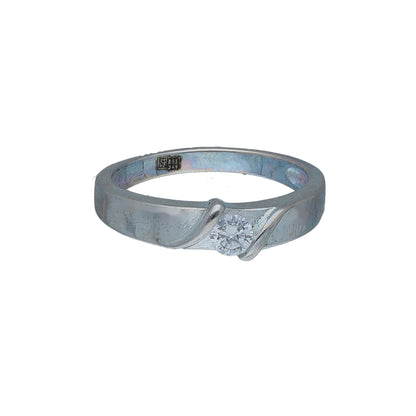 Sterling Silver 925 Classic Swirl-Set Ring - FKJRNSL10992
