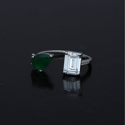 Sterling Silver 925 Promise-Style Ring - FKJRNSL11012