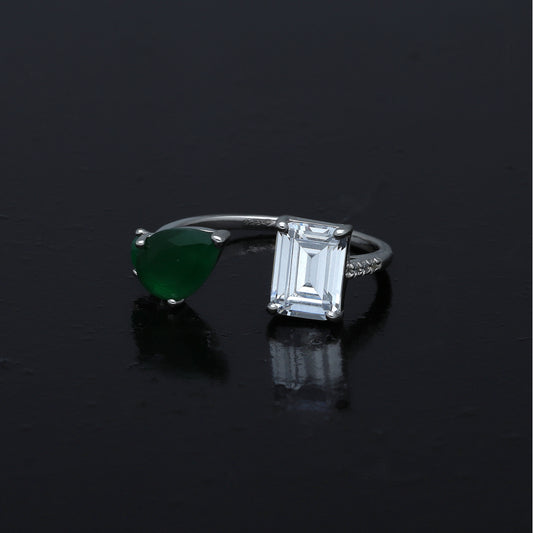 Sterling Silver 925 Promise-Style Ring - FKJRNSL11012