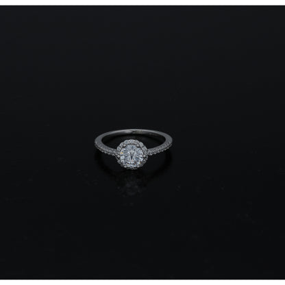 Sterling Silver 925 Bold Center Ring - FKJRNSL11028