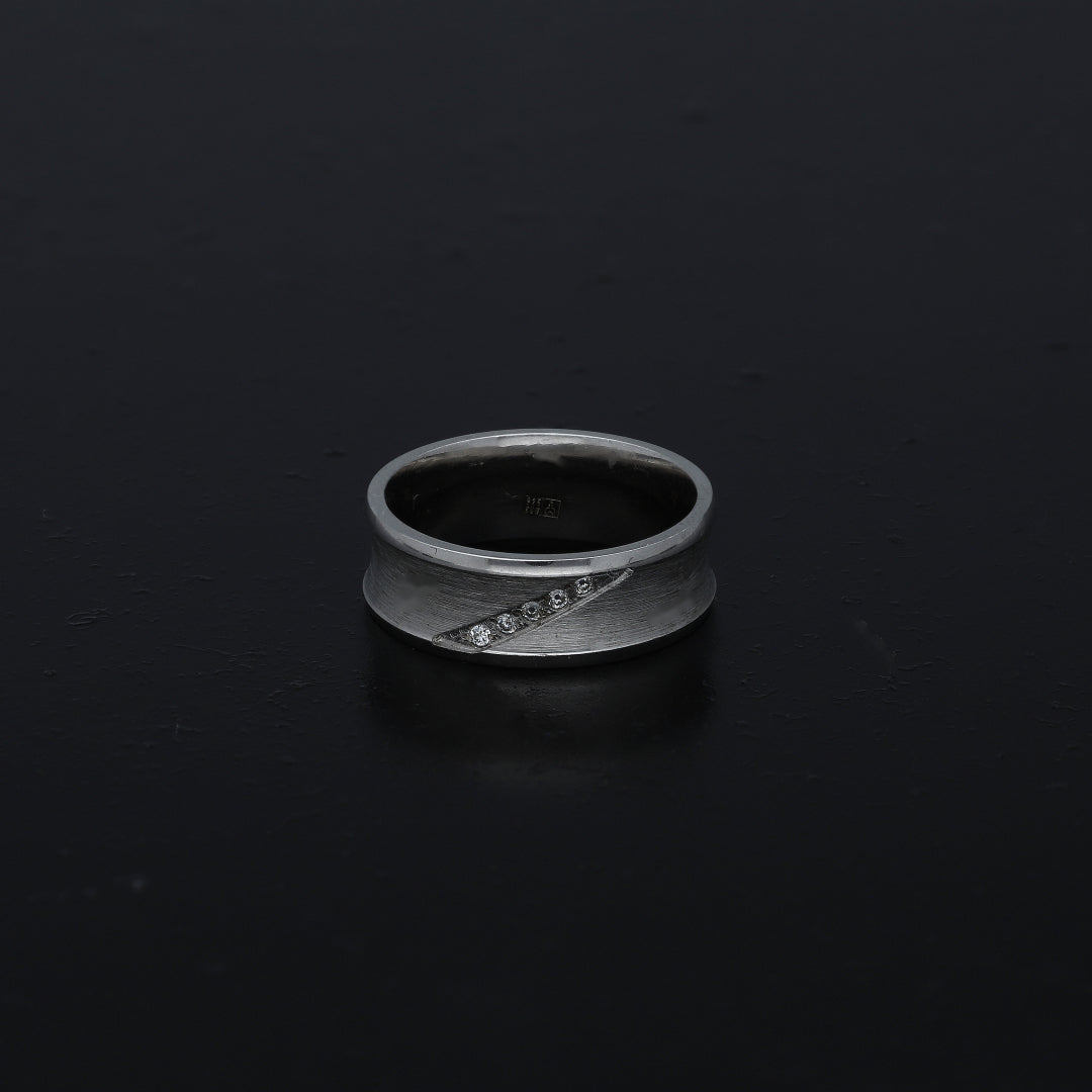 Sterling Silver 925 Wide Band Ring - FKJRNSL11080