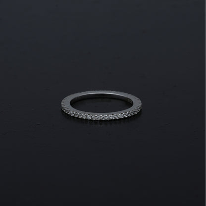 Sterling Silver 925 Eternity Band Ring - FKJRNSL11084