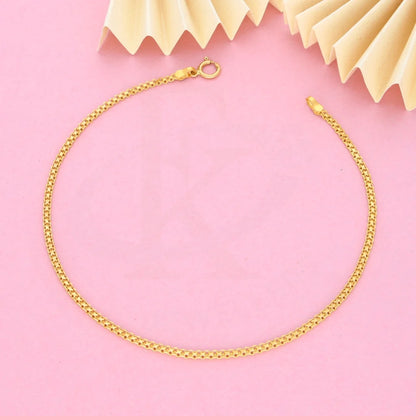 Classy Gold Anklet 21Kt - Fkjankl21K7821 Anklets