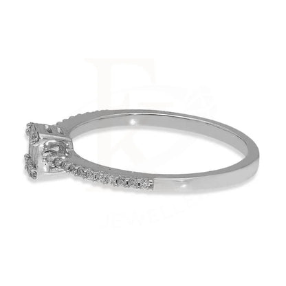 Diamond Emerald Cut Ring In 18Kt White Gold - Fkjrn18K3116 Rings