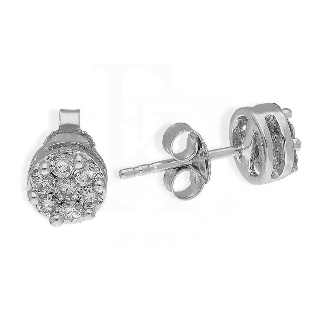 Diamonds Stud Earrings In 18Kt White Gold - Fkjern18K2681