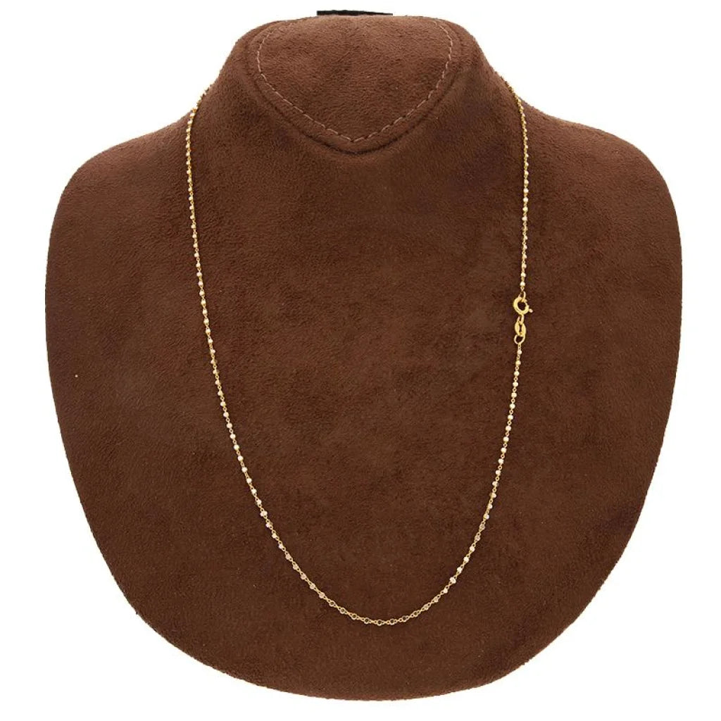 Dual Tone Gold 18 Inches Necklace 22Kt - Fkjnkl22K2404 Necklaces