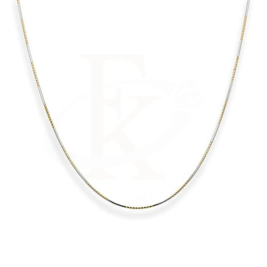 Dual Tone Gold 20 Inches Snake Chain In 22Kt - Fkjcn22K2201 Chains