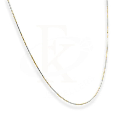 Dual Tone Gold 20 Inches Snake Chain In 22Kt - Fkjcn22K2201 Chains