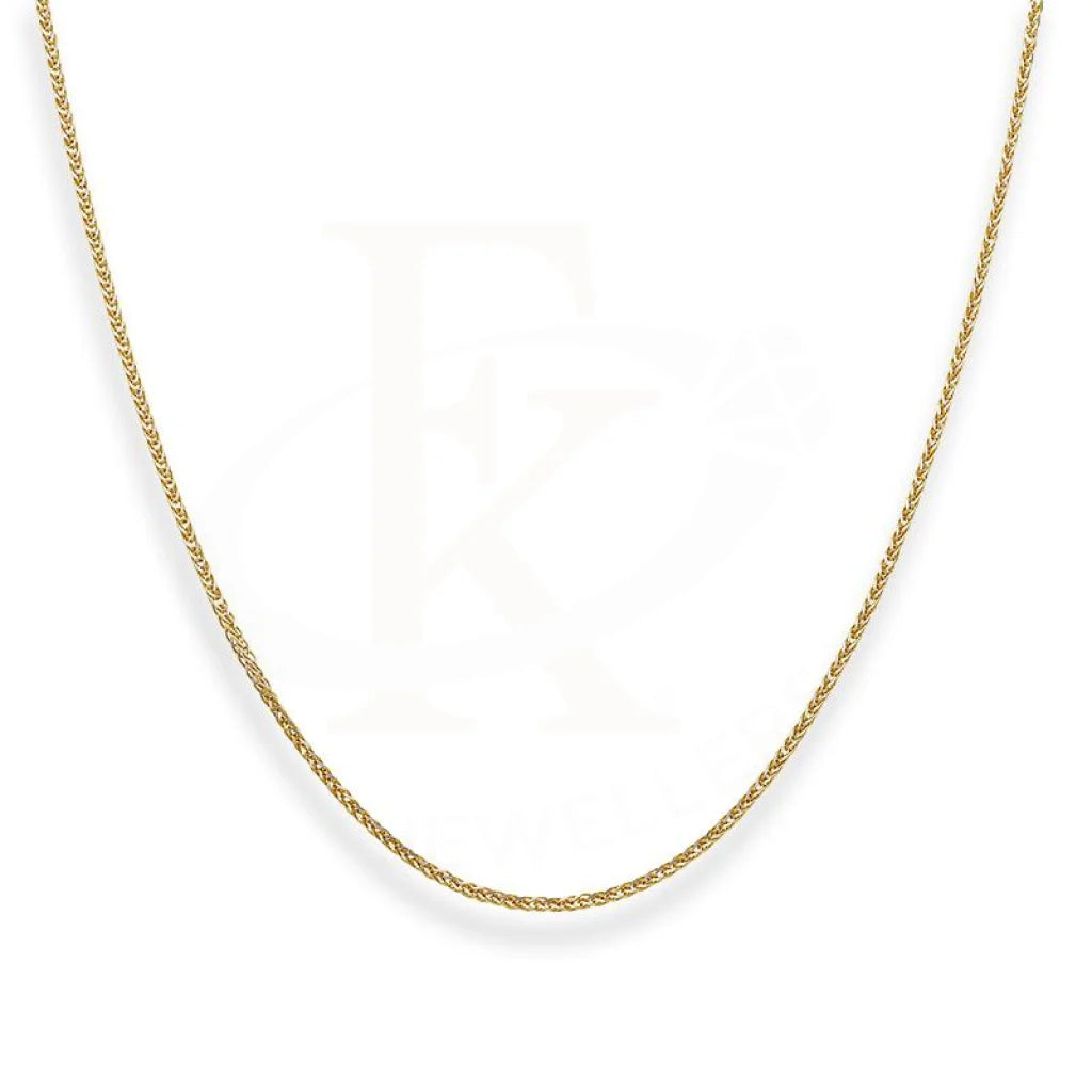 Dual Tone Gold 20 Inches Wheat Chain In 22Kt - Fkjcn22K2204 Chains