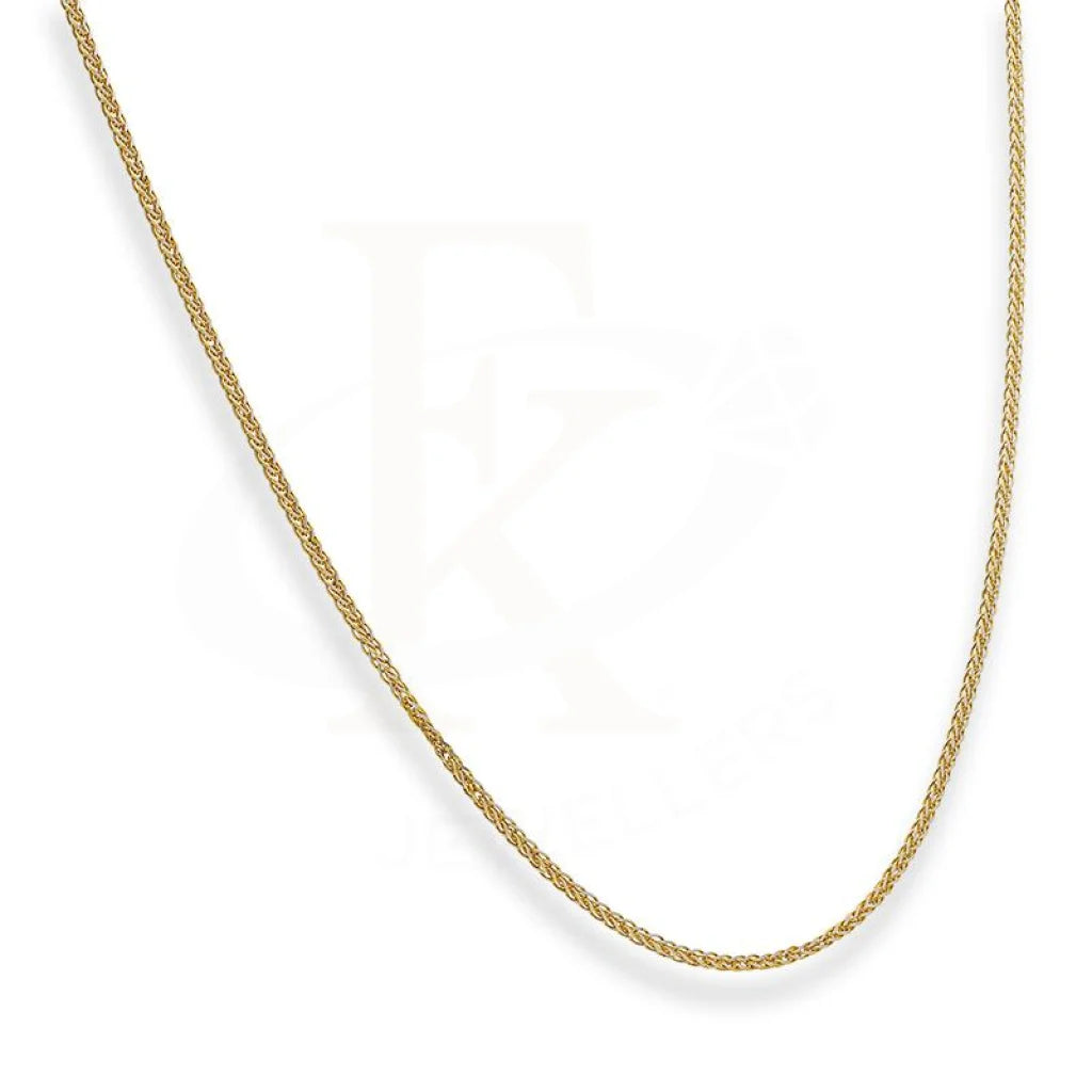 Dual Tone Gold 20 Inches Wheat Chain In 22Kt - Fkjcn22K2204 Chains