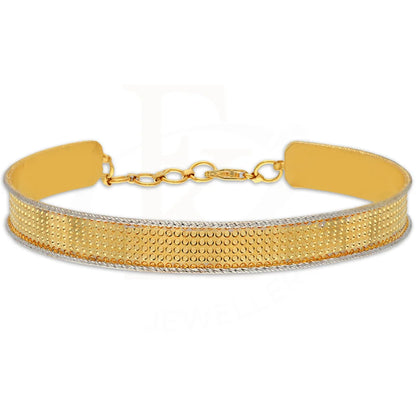 Dual Tone Gold Bangle In 22Kt - Fkjbng22K1941 Bangles