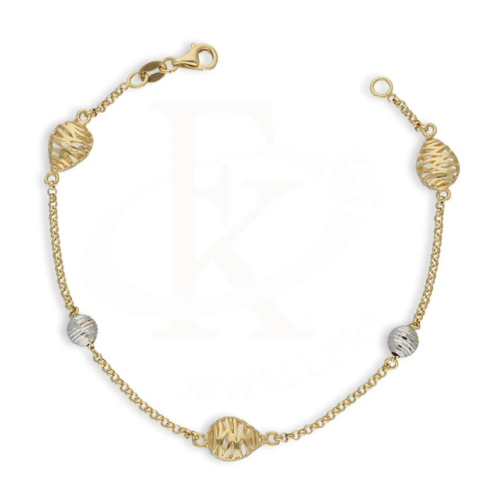 Dual Tone Gold Bracelet 18Kt - Fkjbrl18K5210 Bracelets