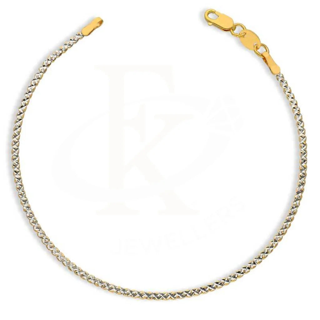 Dual Tone Gold Bracelet 22Kt - Fkjbrl22K2724 Bracelets