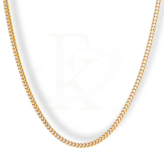 Dual Tone Gold Chain In 22Kt - Fkjcn22K2156 Chains