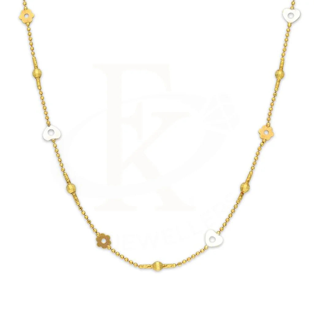 Dual Tone Gold Charm Necklace 18Kt - Fkjnkl18K3048 Necklaces