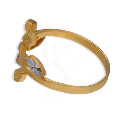 Dual Tone Gold Ring 22Kt - Fkjrn22K3549 Rings