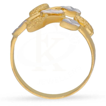 Dual Tone Gold Ring 22Kt - Fkjrn22K3549 Rings