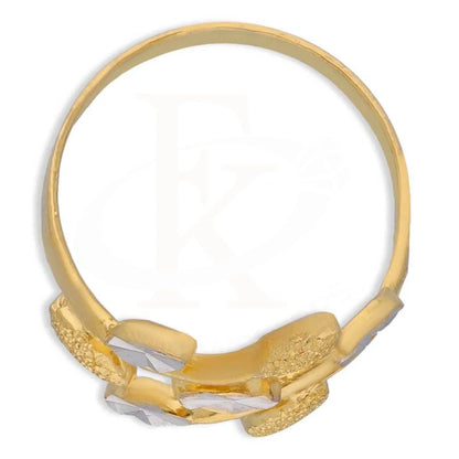 Dual Tone Gold Ring 22Kt - Fkjrn22K3549 Rings