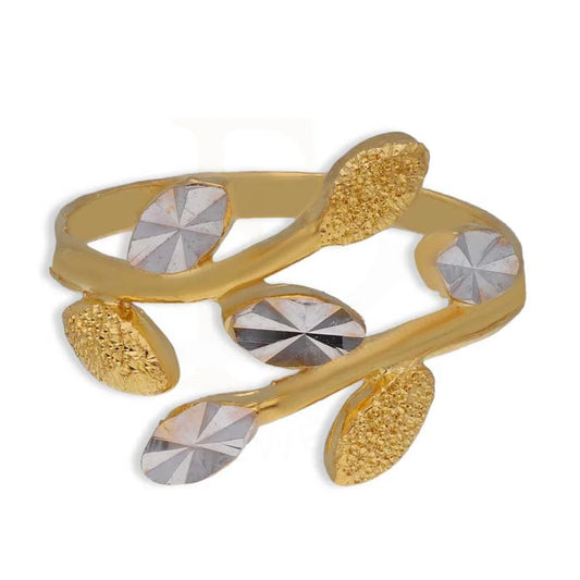 Dual Tone Gold Ring 22Kt - Fkjrn22K3549 Rings