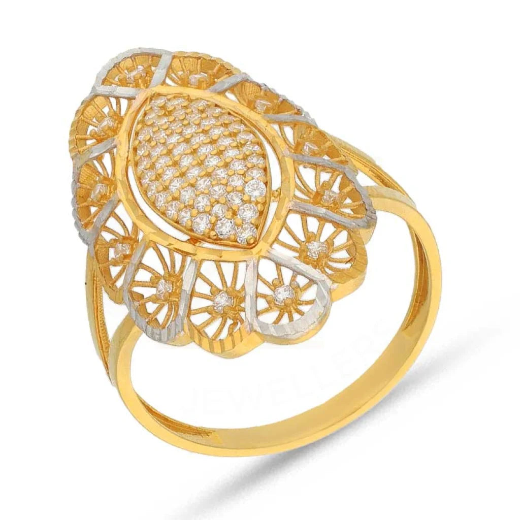 Dual Tone Gold Ring 22Kt - Fkjrn22K3838 Rings