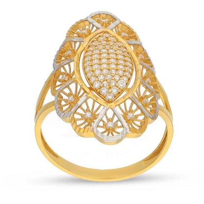 Dual Tone Gold Ring 22Kt - Fkjrn22K3838 Rings