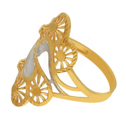 Dual Tone Gold Ring 22Kt - Fkjrn22K3840 Rings