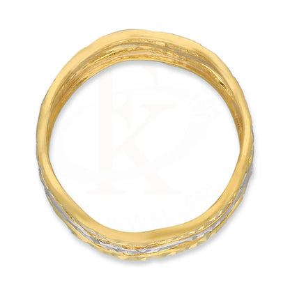 Dual Tone Gold Ring 22Kt - Fkjrn22K5136 Rings