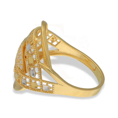 Dual Tone Gold Ring 22Kt - Fkjrn22K5147 Rings