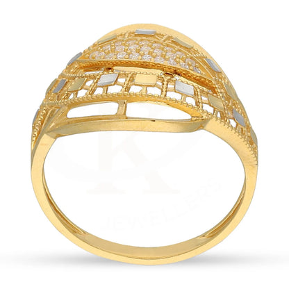 Dual Tone Gold Ring 22Kt - Fkjrn22K5147 Rings