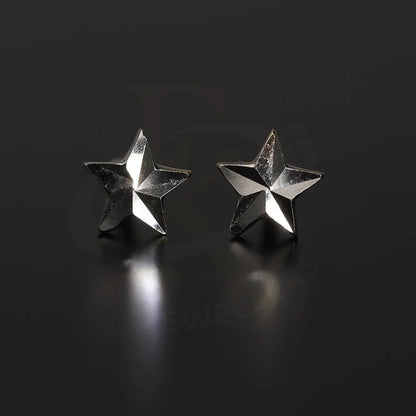 Dual Tone Gold Star Stud Earrings 18Kt - Fkjern18K5532