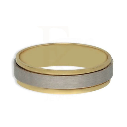 Dual Tone Gold Wedding Band Ring 18Kt - Fkjrn18K3809 Rings