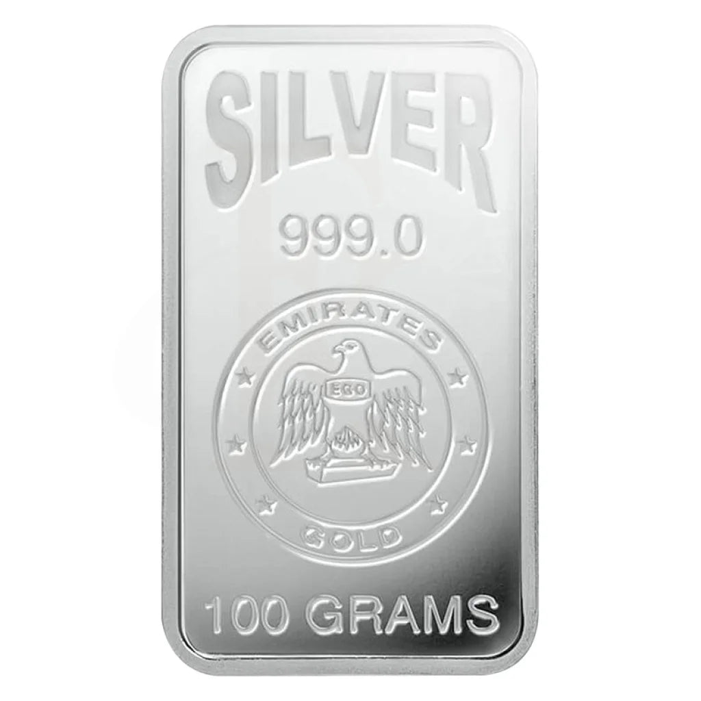 Emirates 100 Grams Silver Bar In 999 - Fkjgbrsl2164 Bars