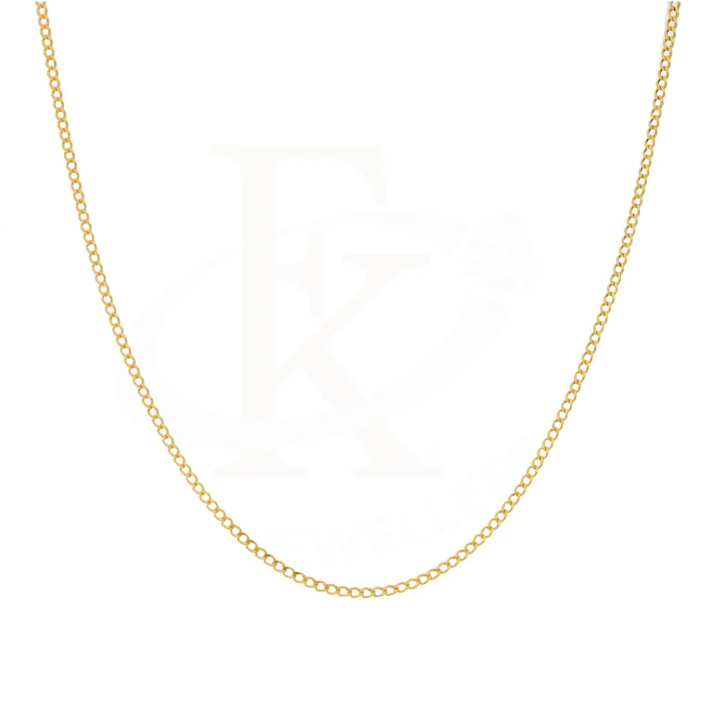 Gold 18 Inches Curb Chain 18Kt - Fkjcn18K8339 Chains