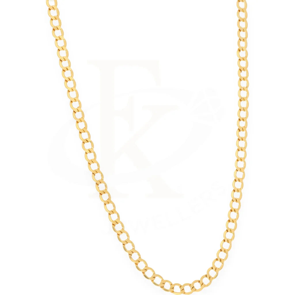 Gold 18 Inches Curb Chain 21Kt - Fkjcn21K7282 Chains