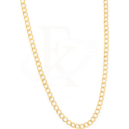 Gold 18 Inches Curb Chain 21Kt - Fkjcn21K7282 Chains