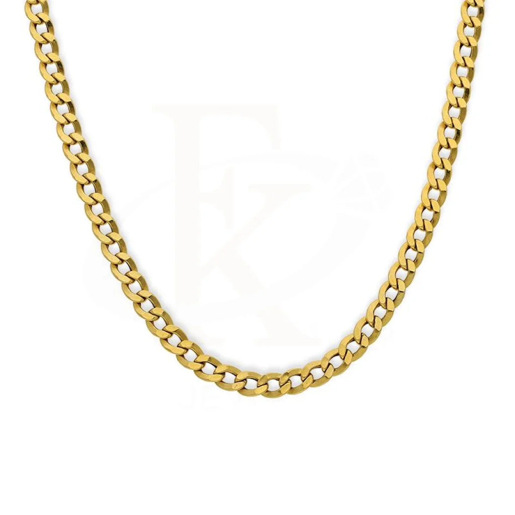 Gold 18 Inches Curb Chain 22Kt - Fkjcn22K2184 Chains