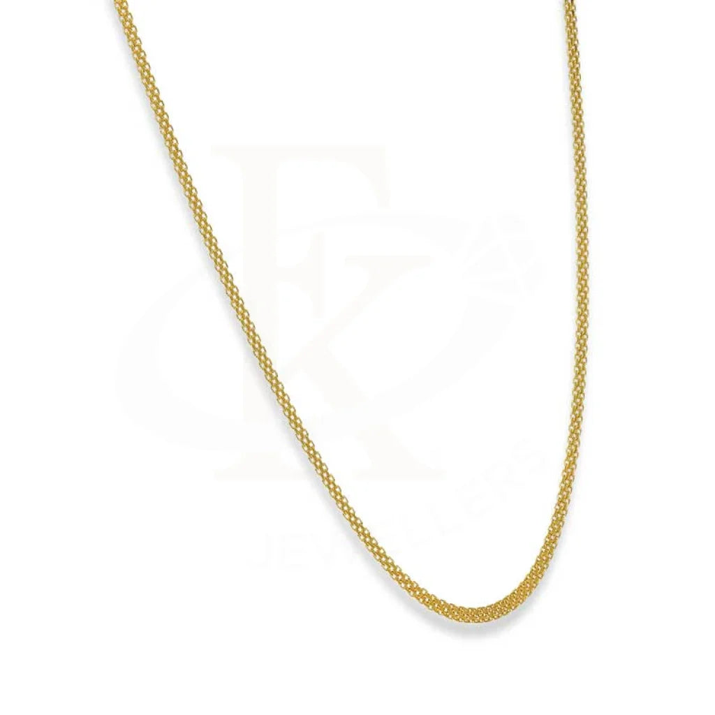 Gold 18 Inches Flat Chain 18Kt - Fkjcn18K2477 Chains