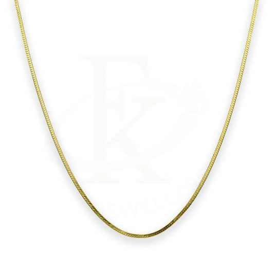 Gold 18 Inches Snake Chain In 18Kt - Fkjcn18K2411 Chains