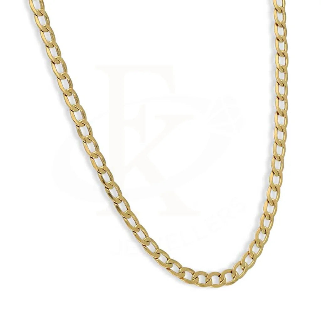 Gold 20 Inches Curb Chain 18Kt - Fkjcn18K2482 Chains