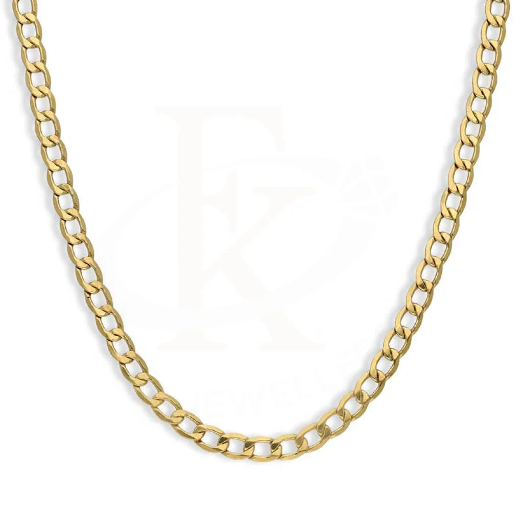 Gold 20 Inches Curb Chain 18Kt - Fkjcn18K2482 Chains