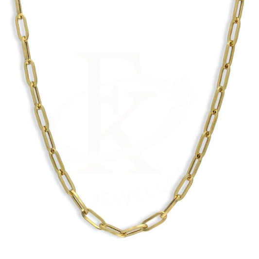 Gold 20 Inches Paper Clip Chain 18Kt - Fkjcn18K2465 3.450 Grams Chains